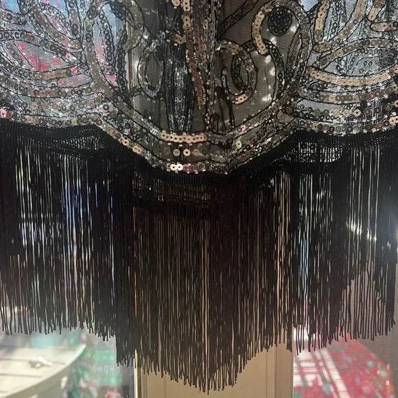 New, no tags Victoria Harbour Sequin Fringe Top. Perfect accessory - Picture 3 of 8